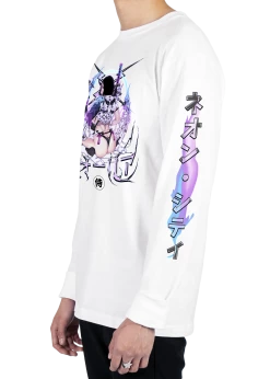 T6 Warrior Princess Long Sleeve Tee 12 T6 Warrior Princess Long Sleeve Tee -T6 shop WarriorPrincess side wht