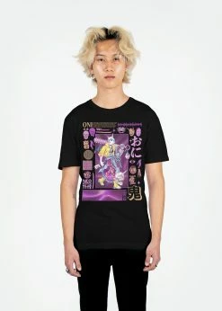 T6 Yokai Tee -T6 shop YokaiblackTee Mockup