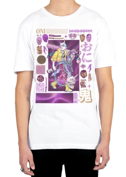 T6 Yokai Tee -T6 shop YokaiwhiteTee product Mockup