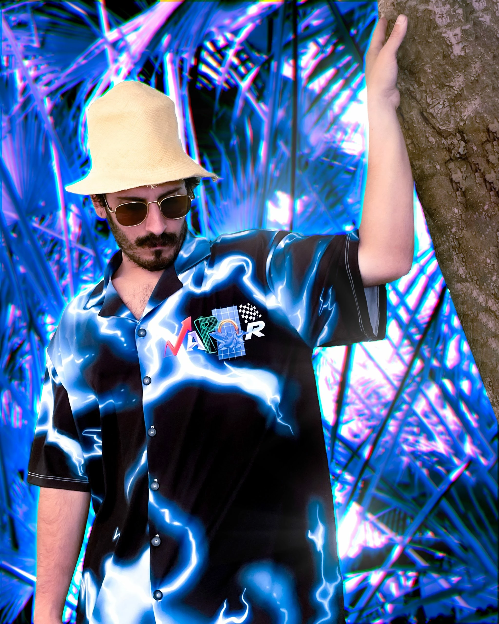 AOP High Voltage Hawaiian Shirt 6 AOP High Voltage Hawaiian Shirt - Image 6