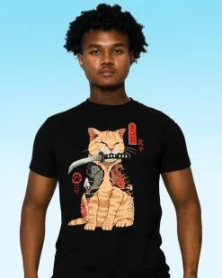 DTG Feline Shogun Tee Clearance -T6 shop felineshogunblktee fce08f7b 7c75 45a1 b896 f87dc922f830