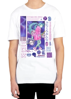 T6 Futakuchi Tee -T6 shop futakuchiwhiteTee product Mockup