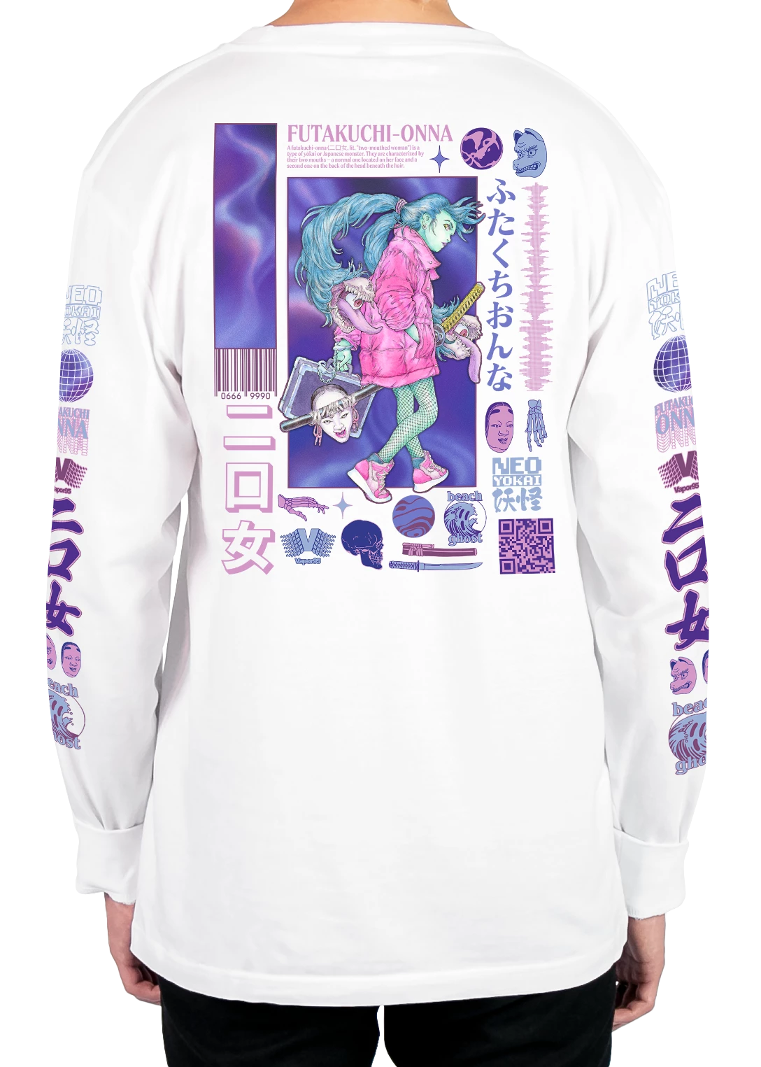 T6 Futakuchi Long Sleeve Tee 8 T6 Futakuchi Long Sleeve Tee - Image 8