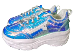 SPARKL Iridescent Trainers -T6 shop glittershoeA1