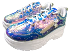 SPARKL Iridescent Trainers -T6 shop glittershoeA2
