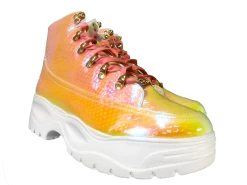 SPARKL Iridescent Hiker Boot -T6 shop glittershoeB3