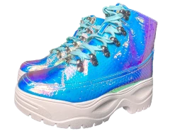 SPARKL Iridescent Hiker Boot -T6 shop glittershoeH2