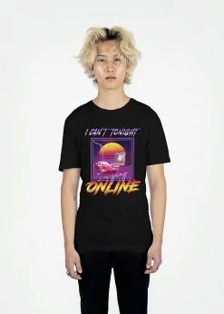T6 Going Online Tee -T6 shop icanttonight tee blk fullsize