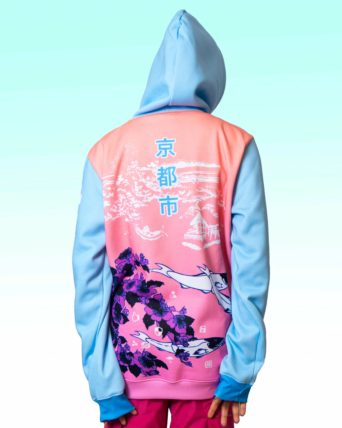 T6 Kyoto Koi Hoodie 4 T6 Kyoto Koi Hoodie - Image 4