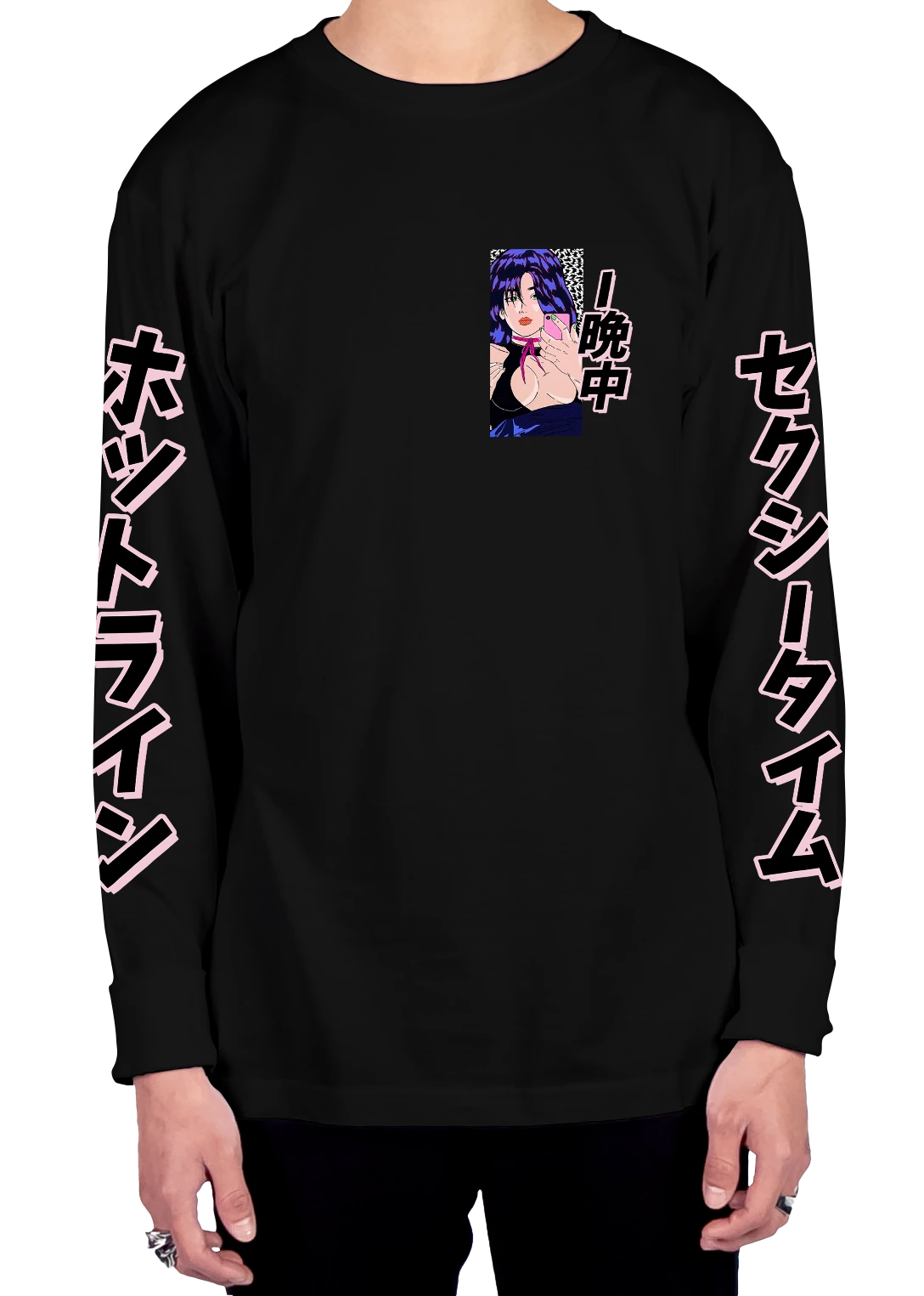 T6 Late Night Call Long Sleeve Tee 8 T6 Late Night Call Long Sleeve Tee - Image 8