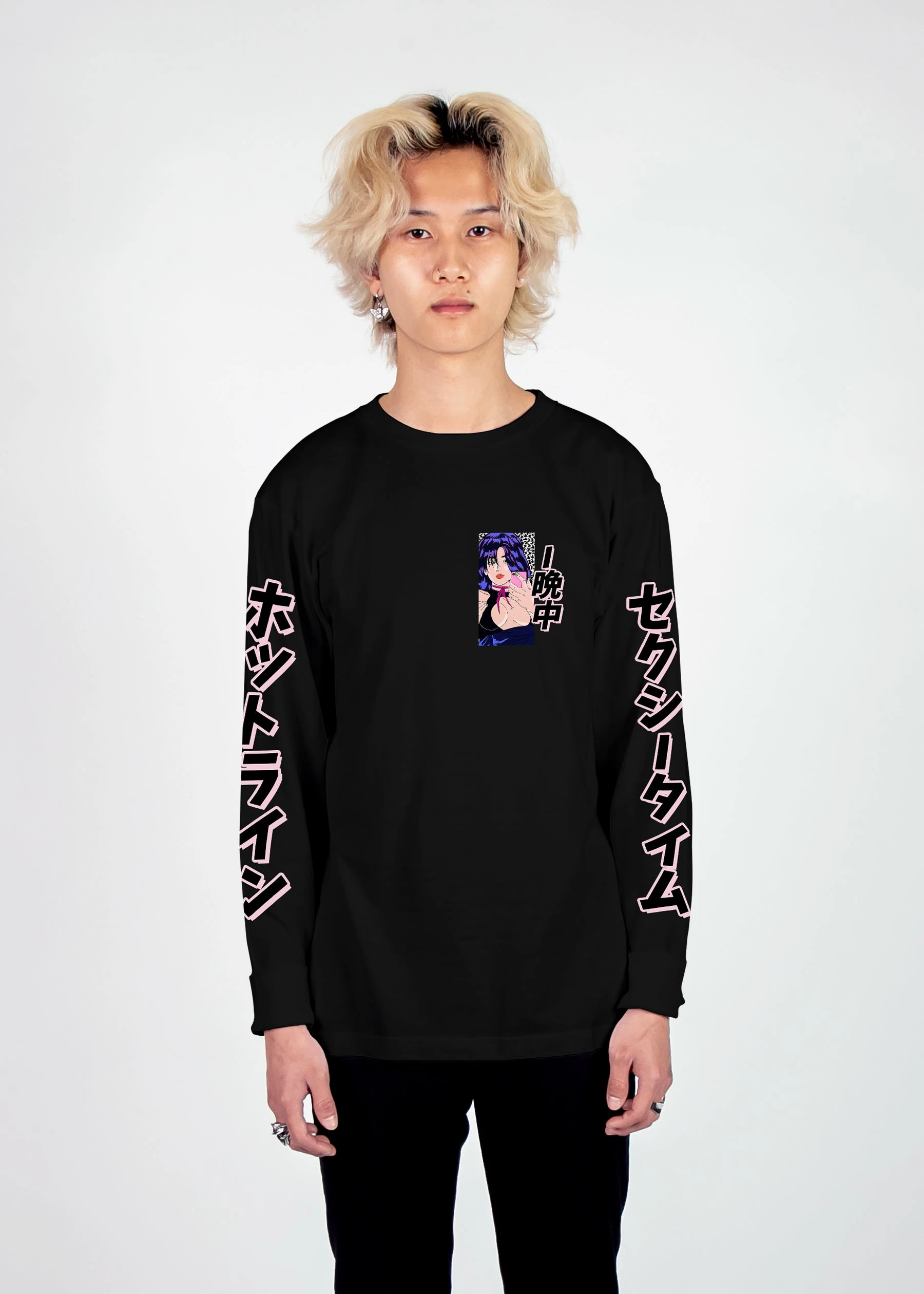 T6 Late Night Call Long Sleeve Tee 9 T6 Late Night Call Long Sleeve Tee - Image 9