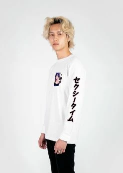 T6 Late Night Call Long Sleeve Tee 18 T6 Late Night Call Long Sleeve Tee -T6 shop latenightcall lstee side wht fullsize