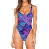 T6 Miami Nights High Legged One Piece Swimsuit