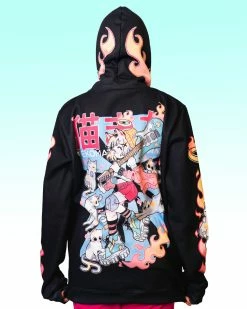 T6 Nekomata Hoodie -T6 shop nekomatablackAOPhoodies