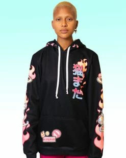 T6 Nekomata Hoodie -T6 shop nekomatablackfrontAOPhoodies