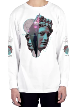 T6 Paradox Long Sleeve Tee 10 T6 Paradox Long Sleeve Tee -T6 shop paradox front wht