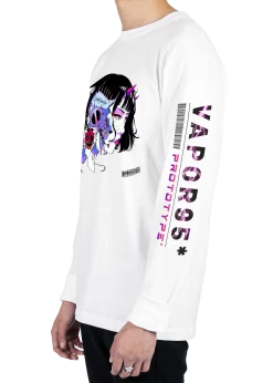 T6 Prototype Long Sleeve Tee -T6 shop prototype side wht