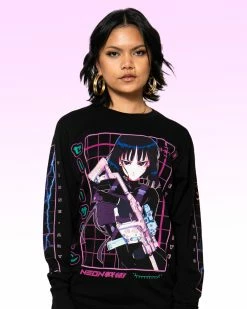 T6 Sailor Saturn Long Sleeve Tee 19 T6 Sailor Saturn Long Sleeve Tee -T6 shop sailorsaturnblack2VaporLongsleeves