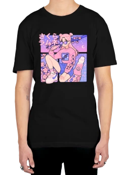 T6 Sakura Tee 6 T6 Sakura Tee -T6 shop sakurablackTee product Mockup