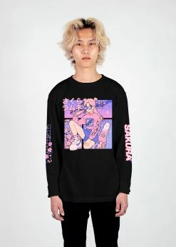 T6 Sakura Long Sleeve Tee