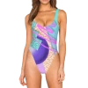 T6 Saved By The Vapor High Legged One Piece Swimsuit