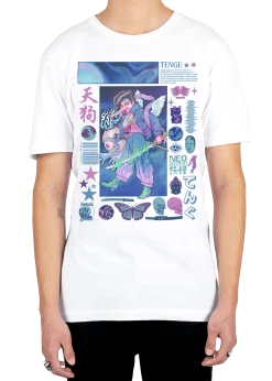 T6 Tengu Tee 7 T6 Tengu Tee -T6 shop tenguwhiteTee product Mockup