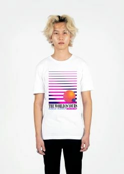 T6 The World Is Yours Tee -T6 shop theworldisyours tee wht fullsize