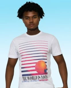 T6 The World Is Yours Tee -T6 shop theworldisyourswhttee